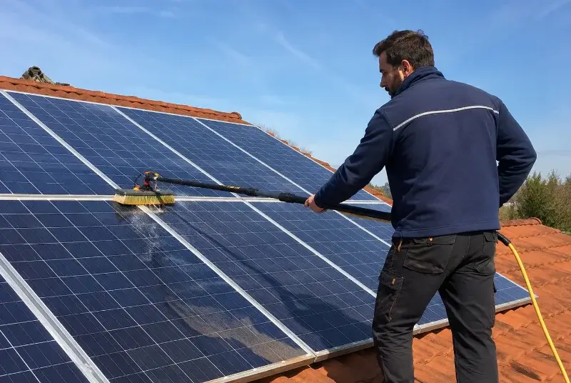 Nettoyage et entretien de panneaux solaires à Clérieux